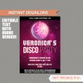 Disco Invitation & Party Decorations 