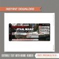 Editable Surprise Trip Ticket to Star Wars Galaxy's Edge