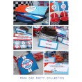 Race Car Birthday Party Printable Collection & Invitation 