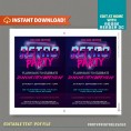 Retro Party Invitation (Pink)