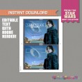 Star Wars Rogue One Party Printable Invitation (Jyn Erso) 