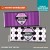 Soccer Party Standard size Chocolate Wrappers (Purple)