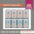 Star Wars Party Favor Tags / Star Wars Thank you Tag (Rebel Alliance) 