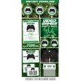 Video Game Invitation & Party Decorations (Green)