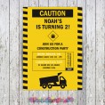 Construction Party Printable Collection & Invitations 