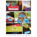 Monster Bash Birthday Party Printable Collection & Invitation 